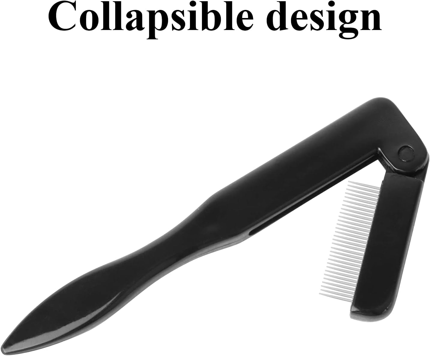 2 Pcs Folding Eyelash Comb, Stainless Steel Teeth Eyebrow Comb, Eye Lashes Separator Mascara Shaper Brush Makeup Brush Beauty Tool
