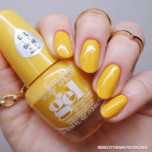 L.A. Colors Color Craze Gel-Like Shine Nail Polish – Deep Teal Green (Extreme Shine)