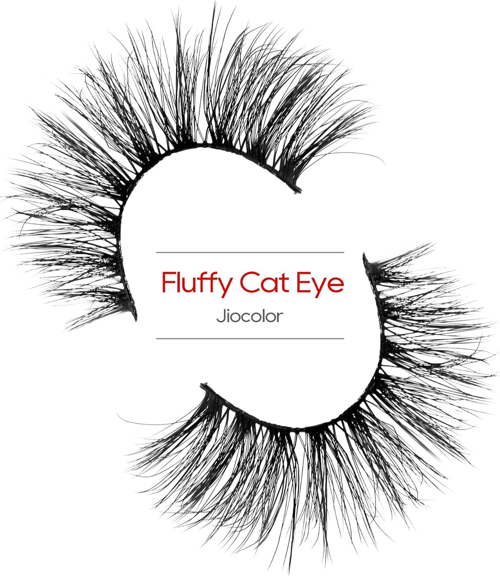 False Eyelashes Fluffy Lashes 15Mm Dramatic Long Eyelashes Wispy Natural Look Lashes Soft Faux Mink Eyelashes 3D 6D Lashes 7 Pairs Lashes Fake Lashes Pack