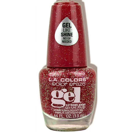 L.A. Colors Color Craze Gel-Like Shine Nail Polish – Deep Teal Green (Extreme Shine)
