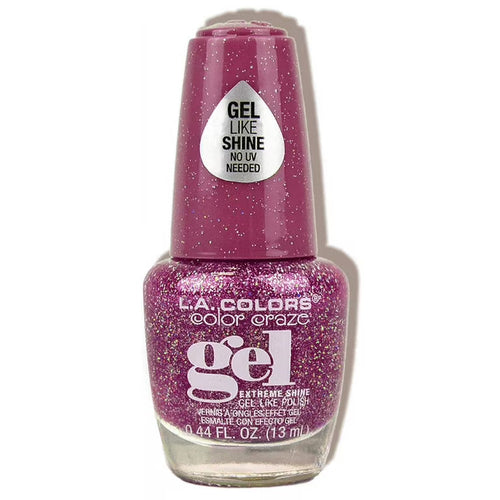 L.A. Colors Color Craze Gel-Like Shine Nail Polish – Deep Teal Green (Extreme Shine)
