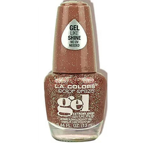 L.A. Colors Color Craze Gel-Like Shine Nail Polish – Deep Teal Green (Extreme Shine)