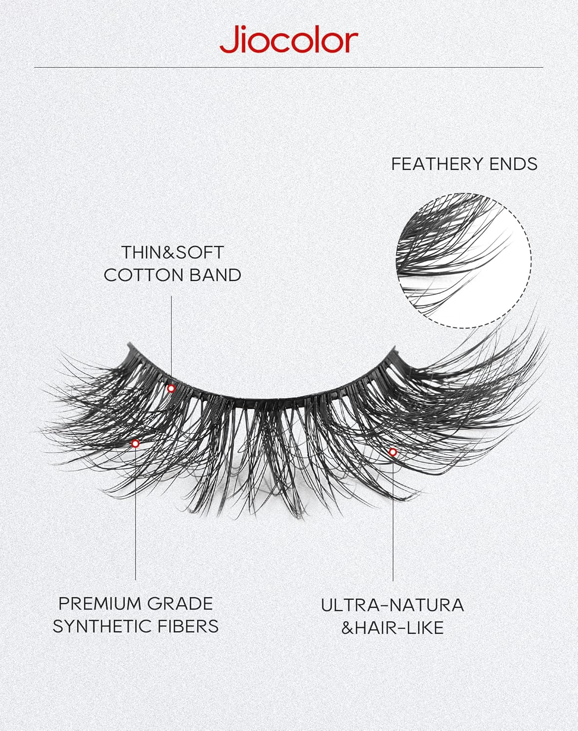False Eyelashes Fluffy Lashes 15Mm Dramatic Long Eyelashes Wispy Natural Look Lashes Soft Faux Mink Eyelashes 3D 6D Lashes 7 Pairs Lashes Fake Lashes Pack