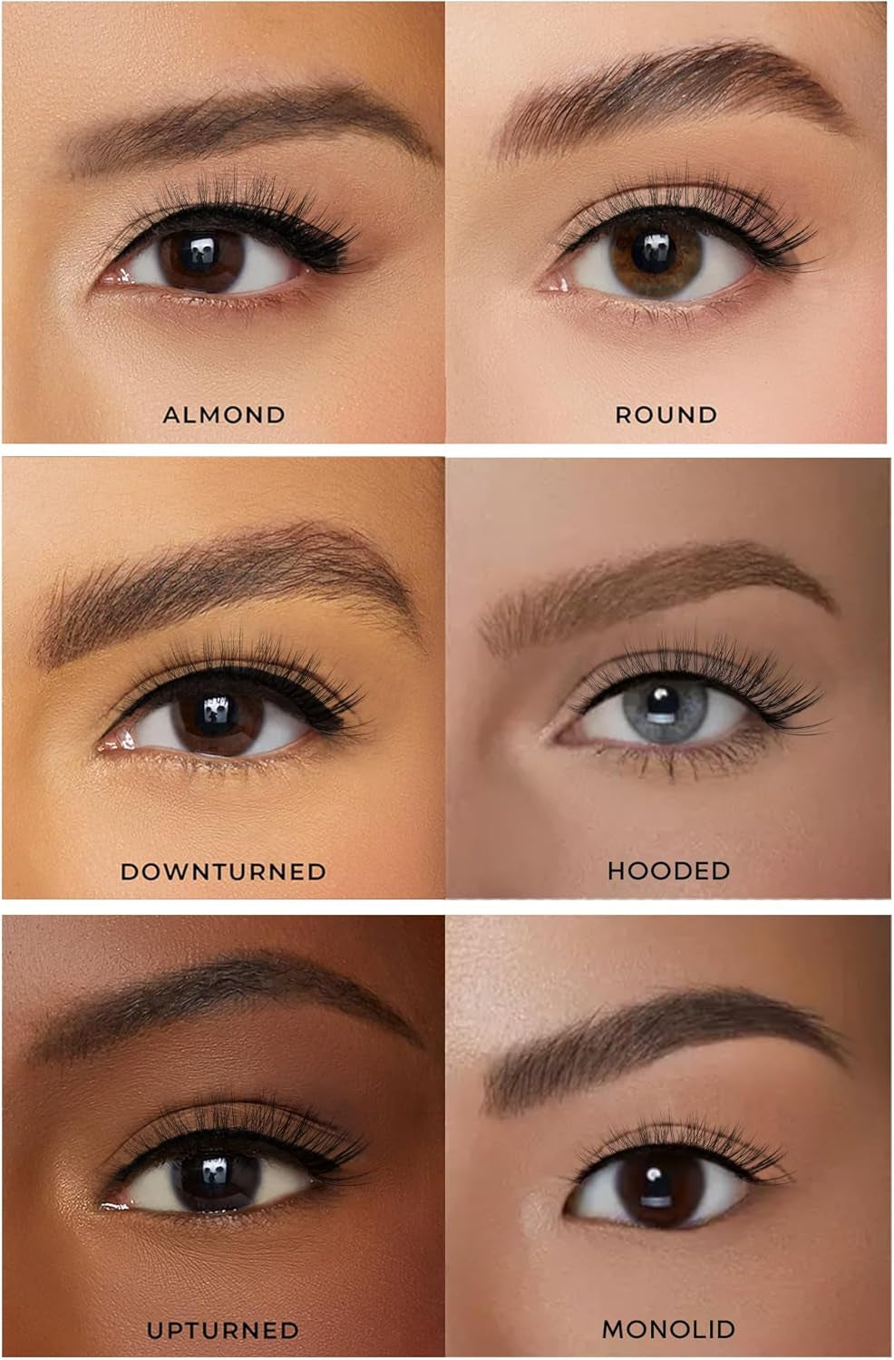 53-GIRL CODE Natural Cat Eye Wispy Eyelashes 10Mm Fluffy Fake Lashes That Look like Extensions 3D C Curl Simple False Lashes